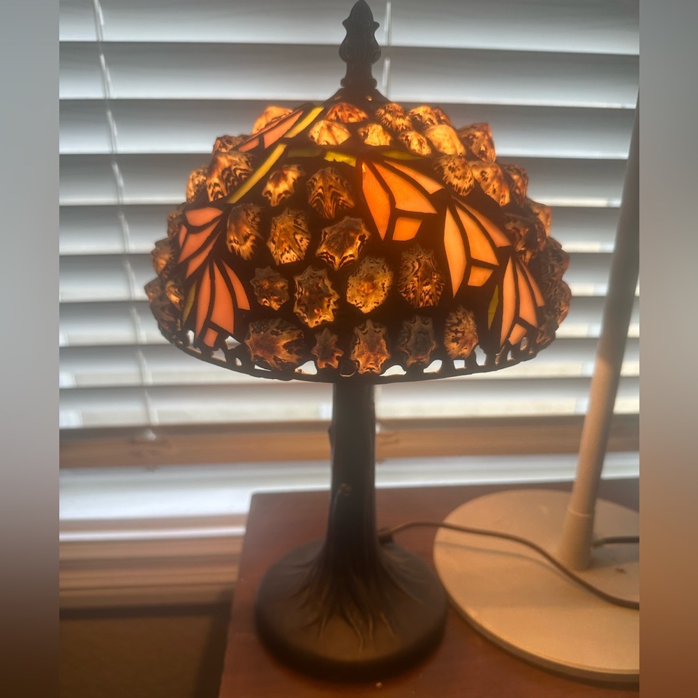 Richard Hoosin | Accents | Rare Signed Small Richard Hoosin Shell Table ... - Compact Table Lamps